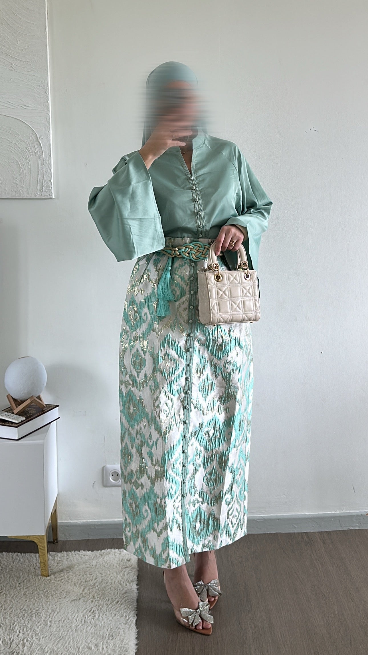 Ensemble jupe brocard